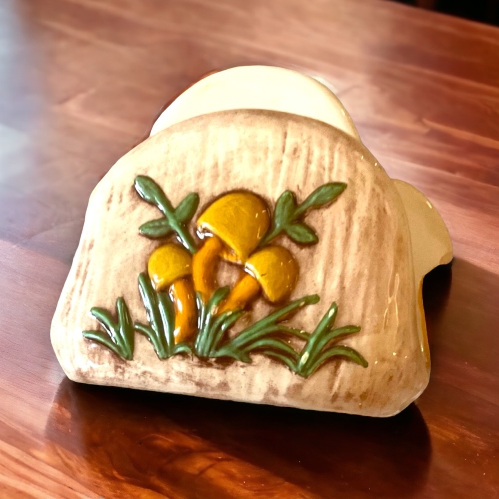 Arnel's vintage Mushroom napkin holder